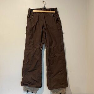 Sessions brown snowboarding ski pants womens XL